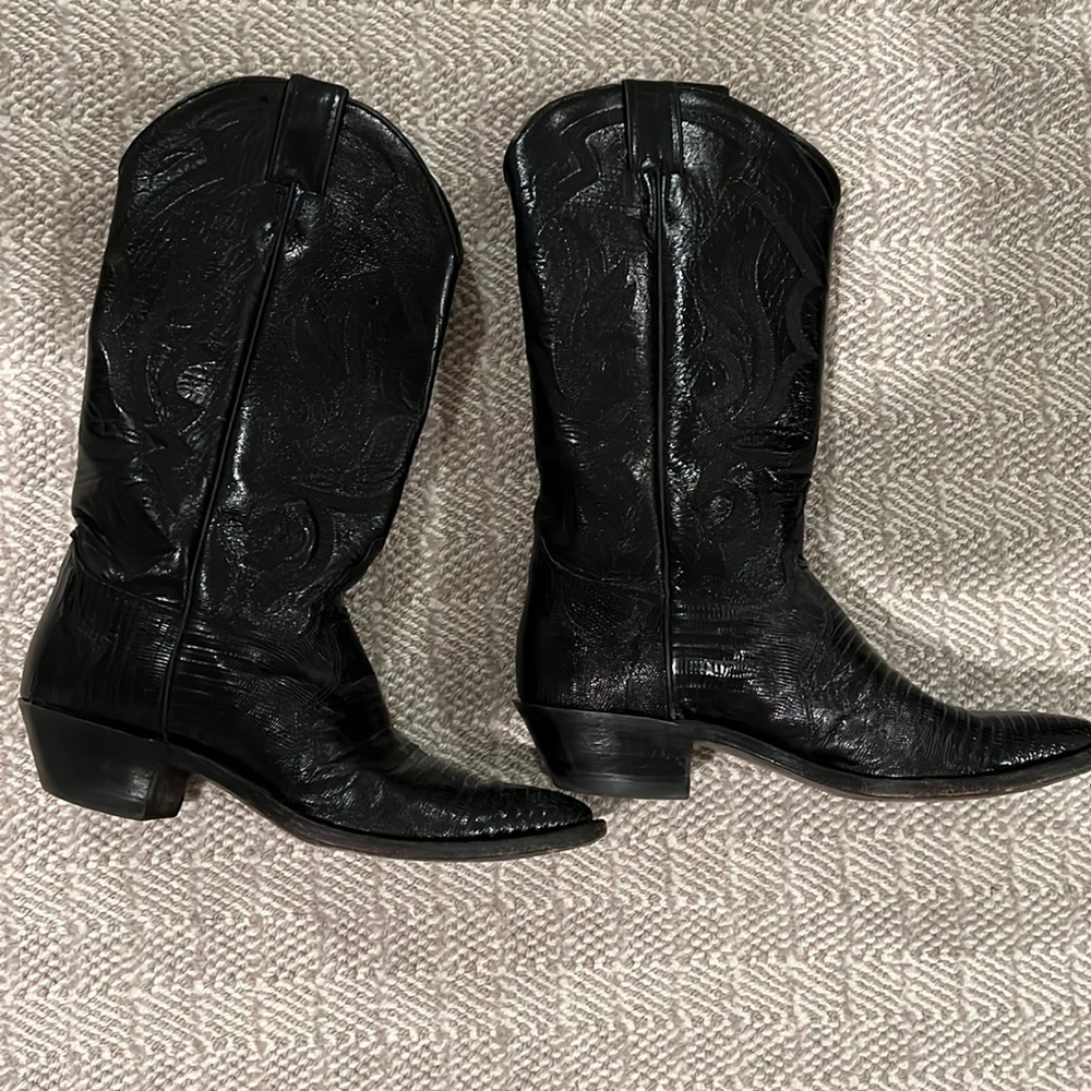 Justin Cowboy Boots Size 9